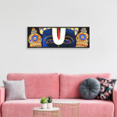 Lord Vishnu Tirupati Perumal Hindu God Painting Canvas Afdruk (Insitu (Woonkamer))