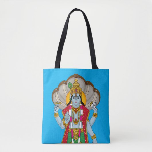 Lord Vishnu Tote Bag (Voorkant)