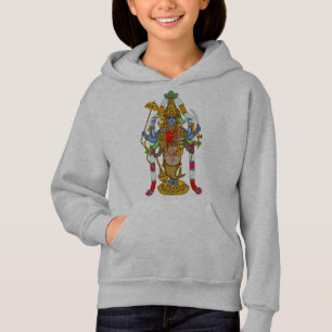 Lord Vishnu-trui met capuchon