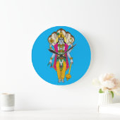 Lord Vishnu wandklok (Huis)
