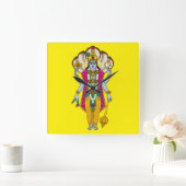 Lord Vishnu wandklok (Huis)
