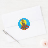 Lord Vitthal-sticker Ronde Sticker (Envelop)