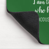 Lord Who Heals Dark Green Simple Christian Muismat (Hoek)