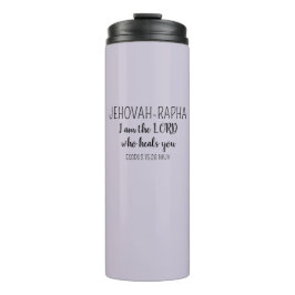  Lord Who Heals Light Purple Simple Christian Thermosbeker