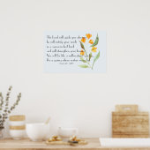 Lord Will zal u bijbelse versie leiden Poster (Keuken)