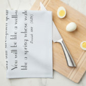 Lord Will zal u bijbelse versie leiden Theedoek (Quarter Fold)