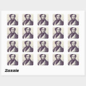 Lord William George Cavendish Bentinck 2 Vierkante Sticker (Vel)