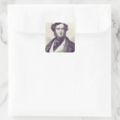 Lord William George Cavendish Bentinck 2 Vierkante Sticker (Tas)