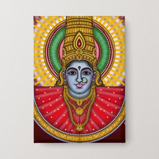Lord Yellamma Knop Button (Voorkant)