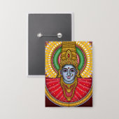 Lord Yellamma Knop Button (Voorkant / Achterkant)