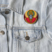 Lord Yellamma-knop Ronde Button 5,7 Cm (In situ)