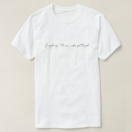 Lorde Ribs Song Quote T-Shirt