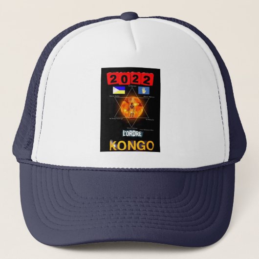 L'ordre Kongo 2022 Trucker Hat Trucker Pet (Voorkant)