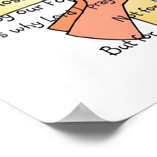 Lord's gebed poster (Hoek)