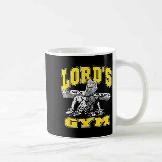 Lords Gym - Lord's The Sin Of World Jesus  Koffiemok (Rechts)