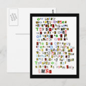 Lord's Prayer Briefkaart (Voorkant / Achterkant)