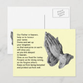 Lord's Prayer Briefkaart (Voorkant / Achterkant)