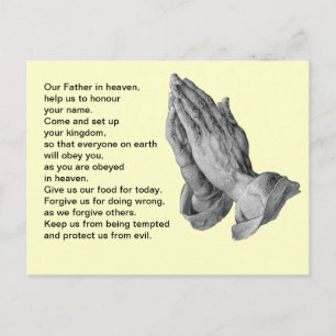 Lord's Prayer Briefkaart