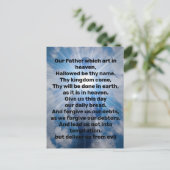 Lord's Prayer Briefkaart (Staand voorkant)