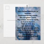Lord's Prayer Briefkaart (Voorkant / Achterkant)