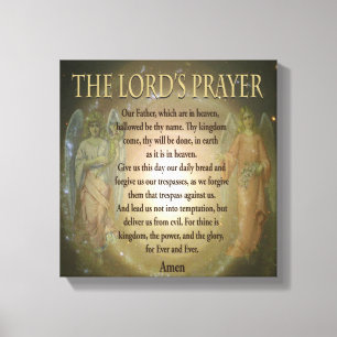 Lord's Prayer Canvas Afdruk