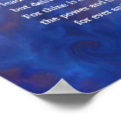 Lords Prayer Christelijk Inspirerend Spiritueel Poster (Hoek)