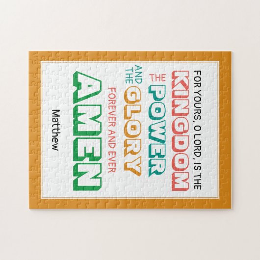 LORDS PRAYER Christelijk Legpuzzel (Horizontaal)