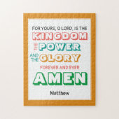 LORDS PRAYER Christelijk Legpuzzel (Verticaal)