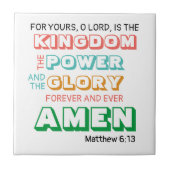 LORDS PRAYER Christelijk Tegeltje (Voorkant)