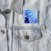 Lord's Prayer Design Pin Vierkante Button 5,1 Cm (In situ)