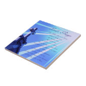 Lord's Prayer Design Tile Tegeltje (Zijkant)