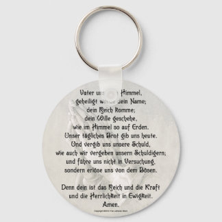 Lord's Prayer (Duitse Button) Basic Sleutelhanger