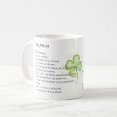 Lord's Prayer English & Gaelic Koffiemok (Voorkant links)