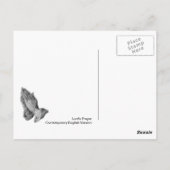 Lord's Prayer Green Briefkaart (Achterkant)