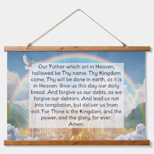 Lord's Prayer Hangend Wandkleed