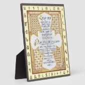 Lord's Prayer in ArmenianV1 (Hayr Mer) Fotoplaat (Zijkant)