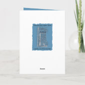 Lord's Prayer in Cherokee Blank Inside Card Feestdagen Kaart (Achterkant)