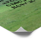 Lord's Prayer in Cherokee Characters Poster (Hoek)