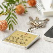 LORD'S PRAYER IN CHEROKEE SLEUTELHANGER (Zijkant)