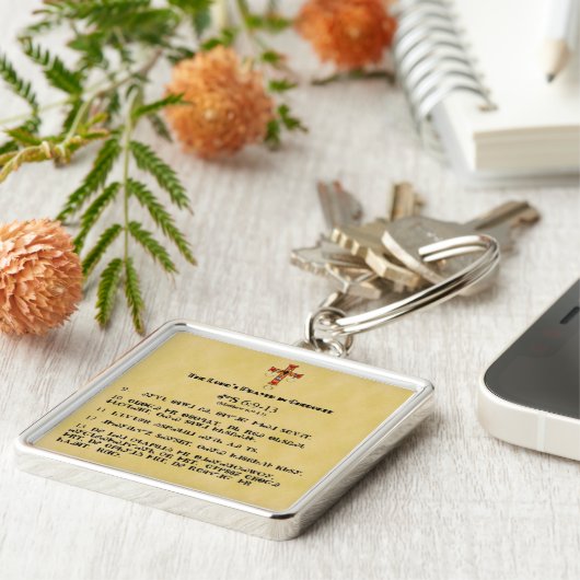 LORD'S PRAYER IN CHEROKEE SLEUTELHANGER (Zijkant)