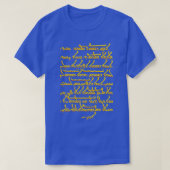 Lords Prayer in het Aramaisch T-shirt (Design voorkant)