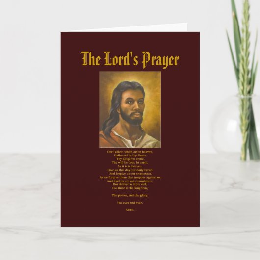 Lord's Prayer Kaart (Voorkant)