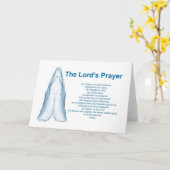 Lords Prayer Kaart (Gele Bloem)