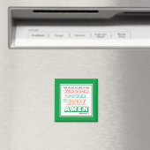 Lord's Prayer | KONINKRIJK | CHRISTELIJK GROENEN Magneet (Insitu (Vaatwasser))