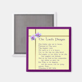 Lord's Prayer Magnet (Voorkant / Achterkant)