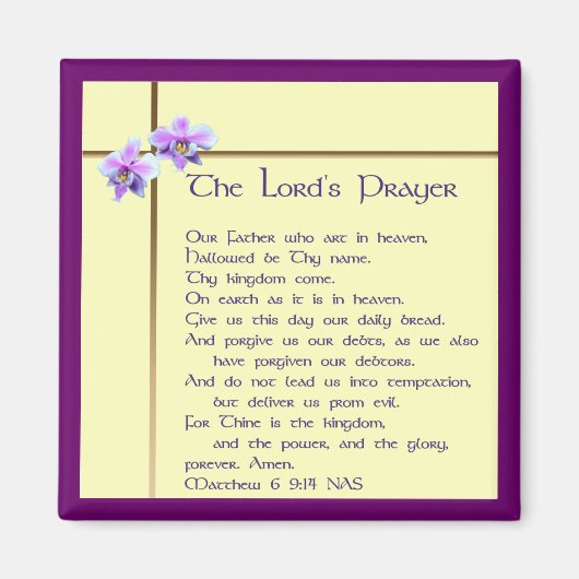 Lord's Prayer Magnet (Voorkant)