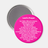 Lord's Prayer Magnet - Roze (Voorkant / Achterkant)
