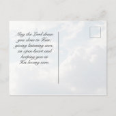 Lord's Prayer Matthew 6:9-10 Onze vader, Briefkaart (Achterkant)