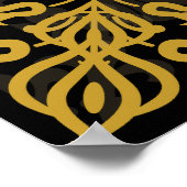 Lord's Prayer (Onze vader) - Arabische kalligrafie Poster (Hoek)