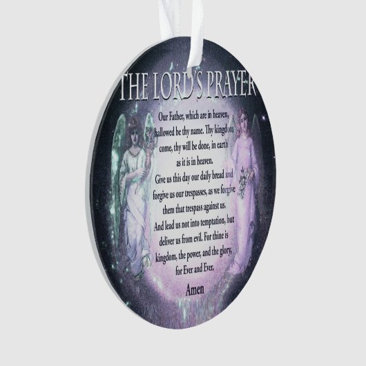 Lord's Prayer Ornament (voorkant)